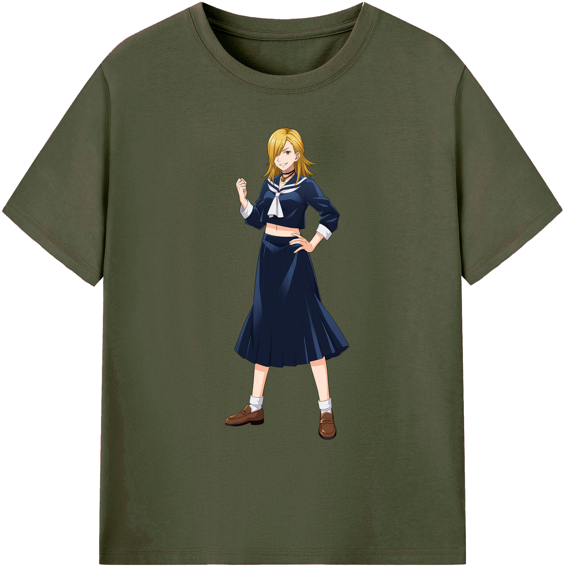 （画像用） 呪術廻戦 Jujutsu Kaisen 綿100％ メンズ半袖Tシャツ｜肌触りやわらか＆通気性